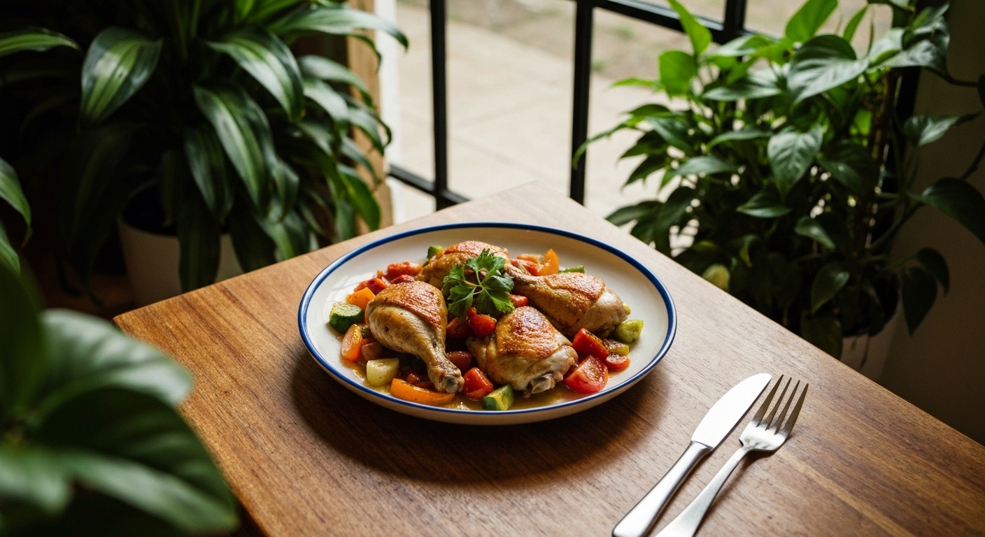 Receita de Jardineira de Frango Saudável e Tradicional à Portuguesa