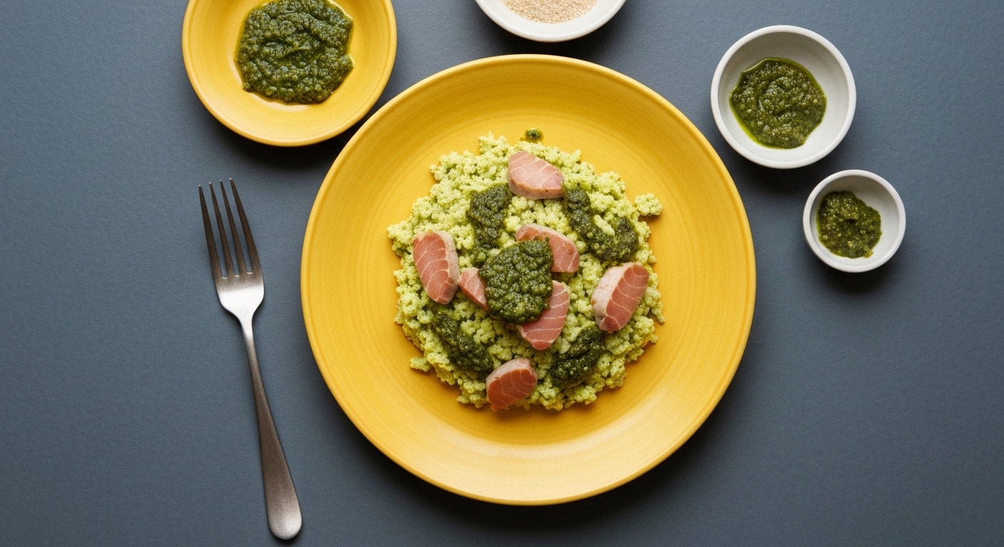 Receita Saudável de Esparguete Integral com Frango Mediterrânico e Pesto de Azeitonas Pretas