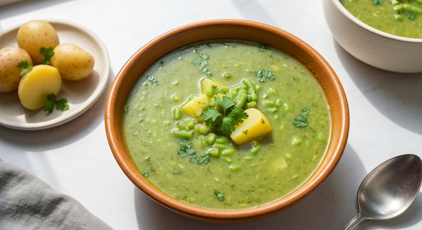 Receita Saudável e Sem Glúten de Caldo Verde Tradicional Português