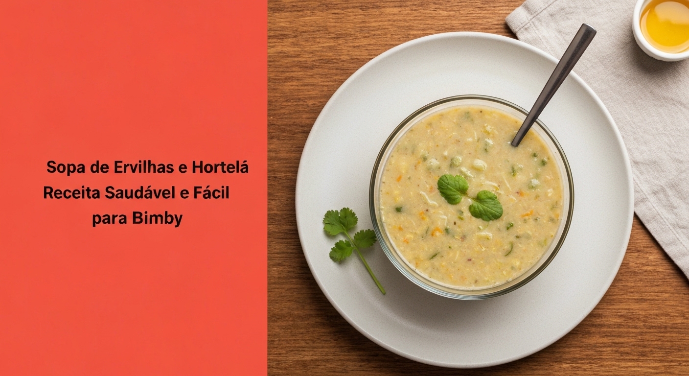 Sopa de Ervilhas e Hortelã Fresca: Receita Saudável e Fácil para Bimby